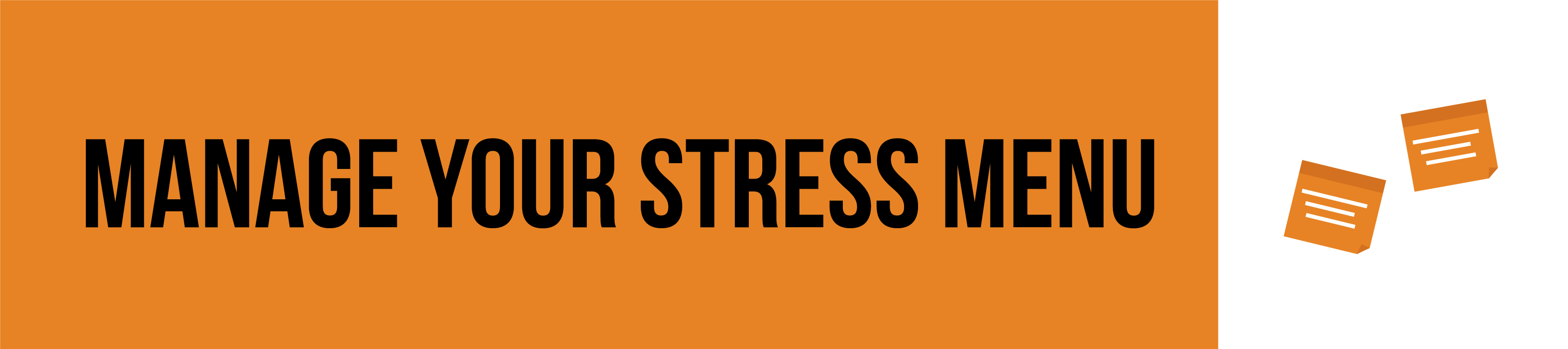 Manage Your Stress Menu