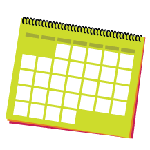 GRAPHIC: Calendar, green
